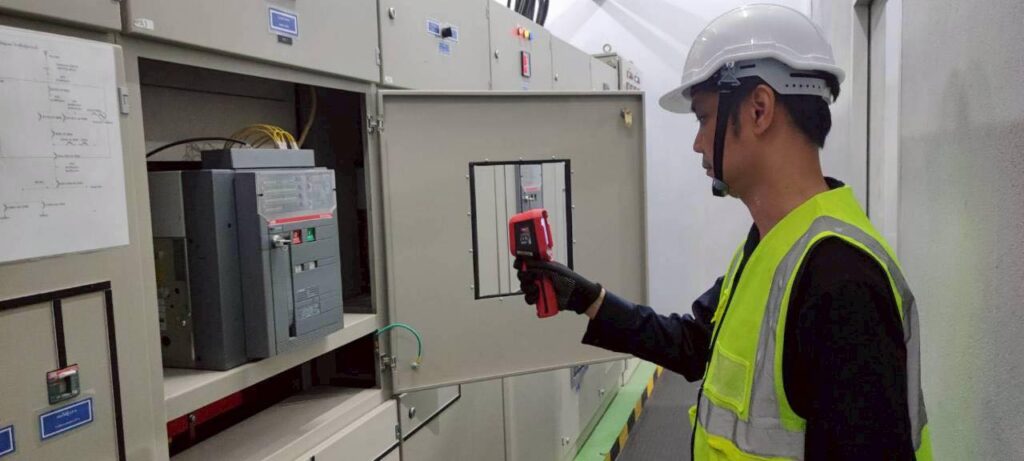 ตรวจสอบรับไฟฟ้าประจำปี ตรวจสอบระบบไฟฟ้าโรงงาน 13 ตรวจระบบไฟฟ้าภายในอาคาร
